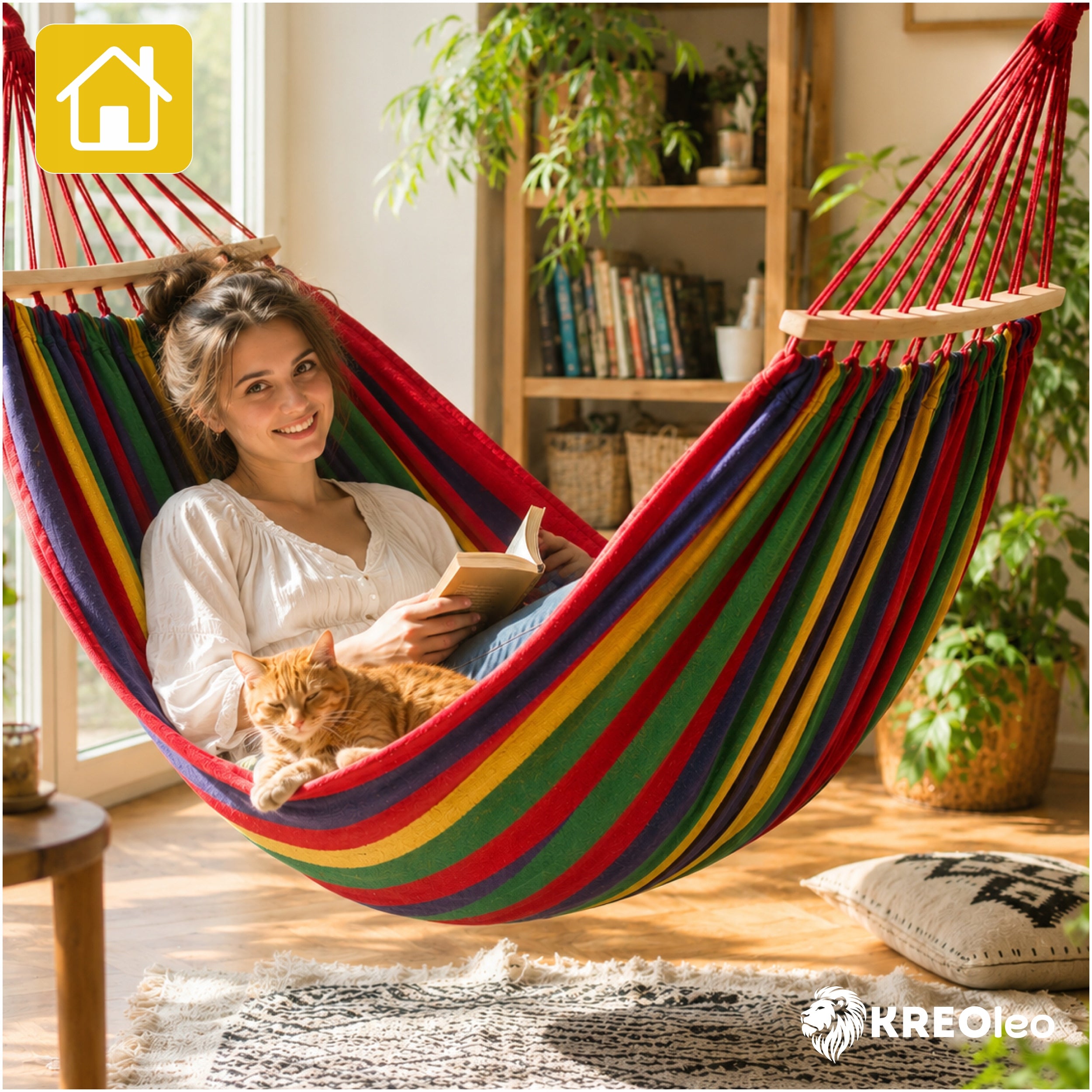 GARDEN HAMMOCK 2 PERSON SWING XXL REINFORCED STRONG HEADBAND LARGE + BAG Manufacturer code HAMAK DWUOSOBOWY HUŚTAWKA 200X155CM DO OGRODU