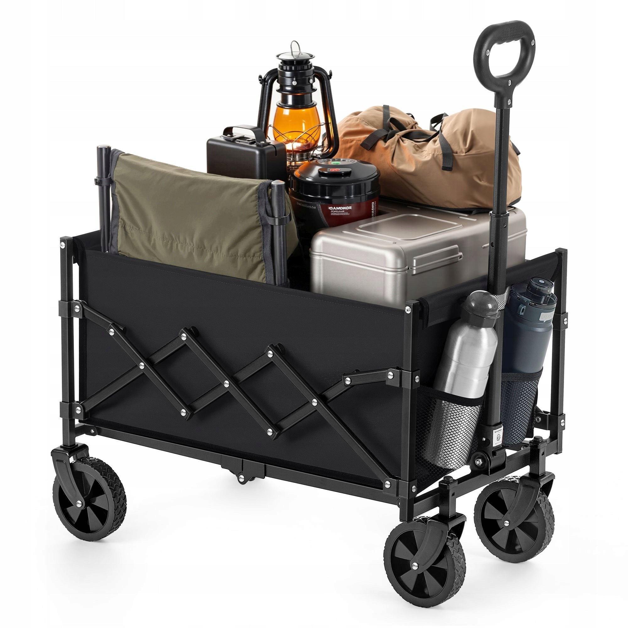 GARDEN HAND TRANSPORT TROLLEY WITH HANDLE 150KG OUTDOOR SONGMICS