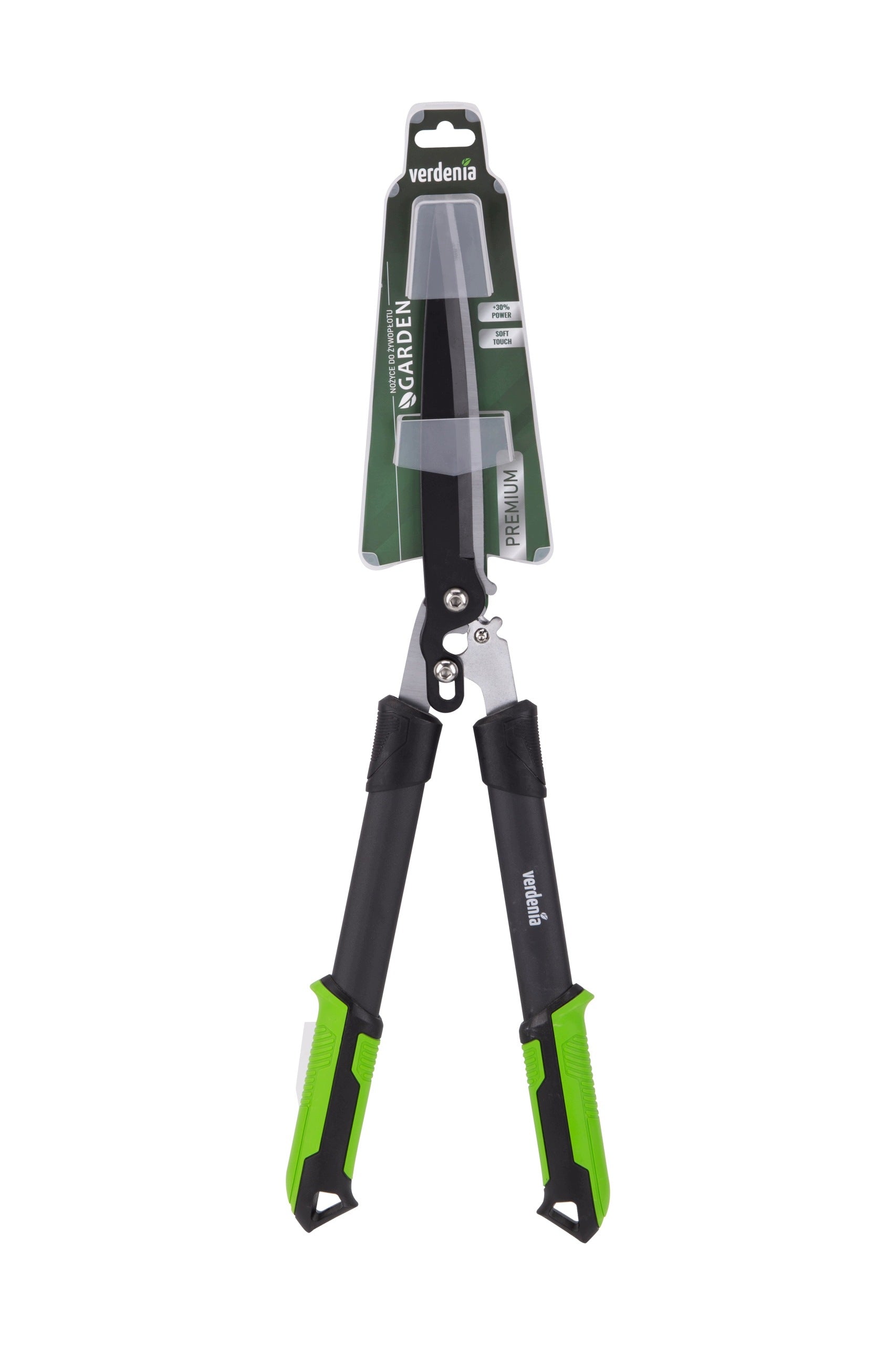 GARDEN HEDGE TRIMMER SET AND GREEN rM PROTECTIVE GLOVES Packaging status original