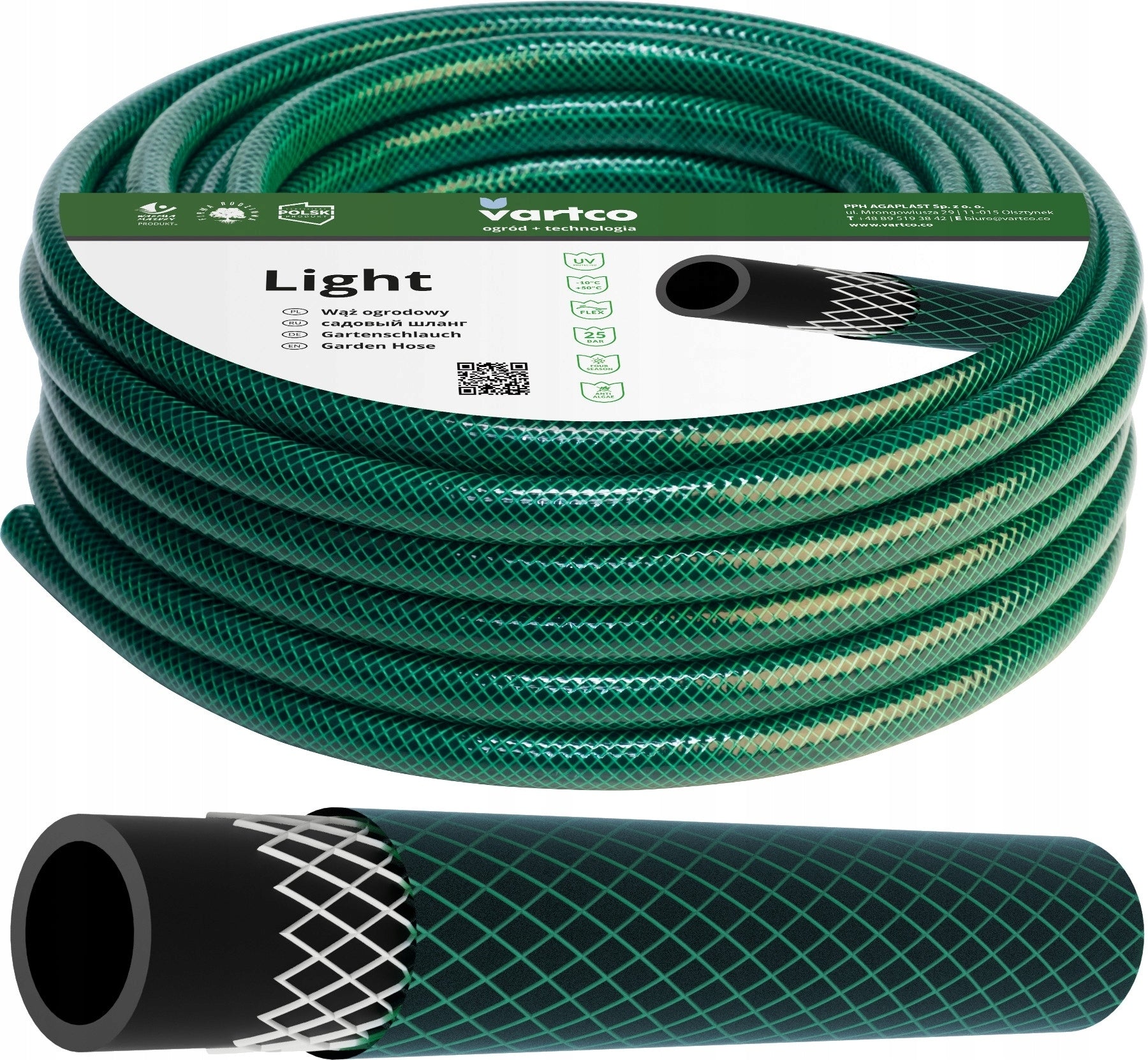 GARDEN HOSE 3-PLY 25BAR 3/4''' 50M FOR WATERING Polish 1001340050