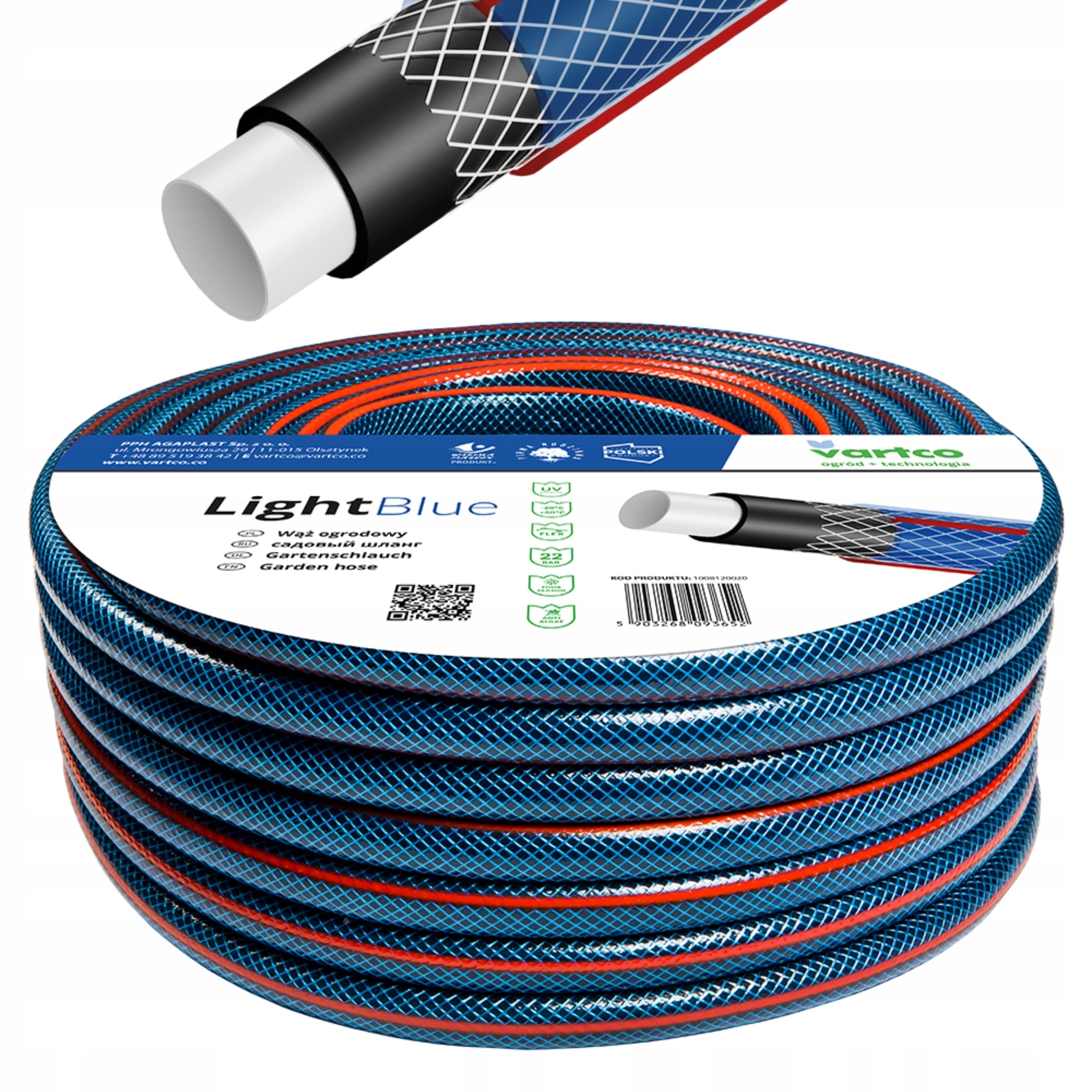 GARDEN HOSE 4-LAYER WATERING VARTCO 22BAR 3/4'' 30M POLISH PRODUCT