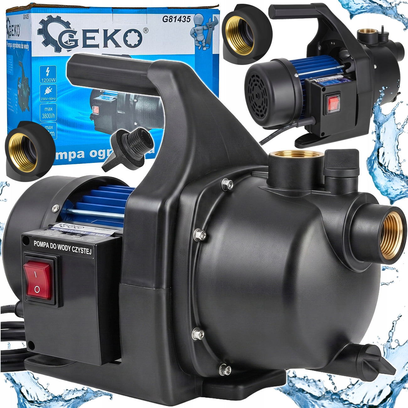GARDEN HYDROPHORE PUMP FOR WATERING GARDEN WELL 230V 1200W