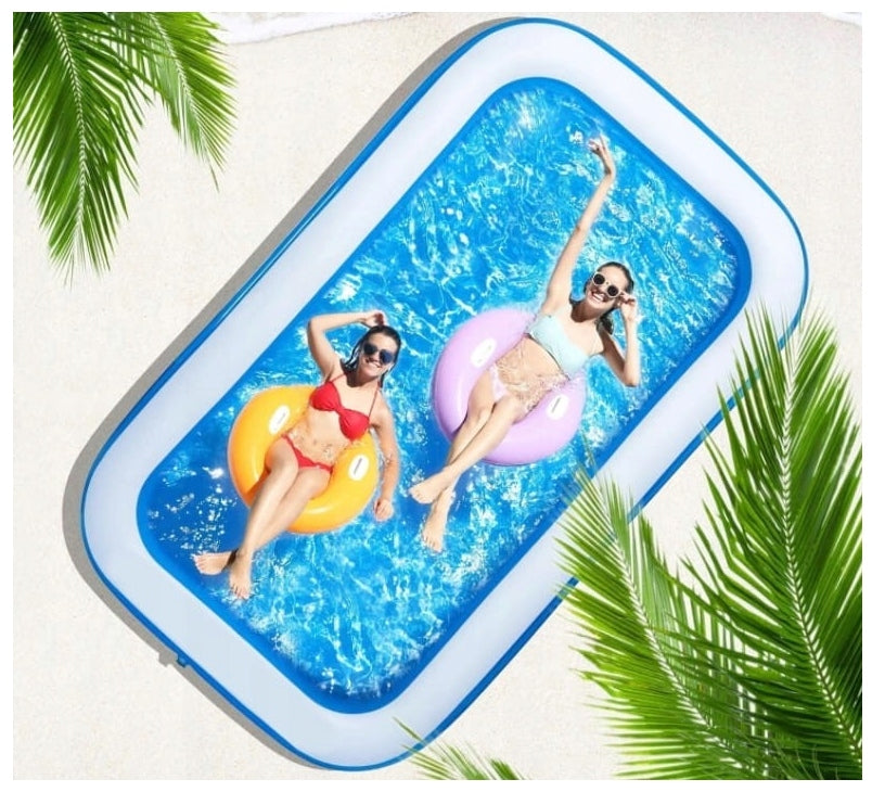 GARDEN INFLATABLE POOL LARGE FAMILY SAFE Manufacturer code basen dmuchany ogrodowy rodzinny