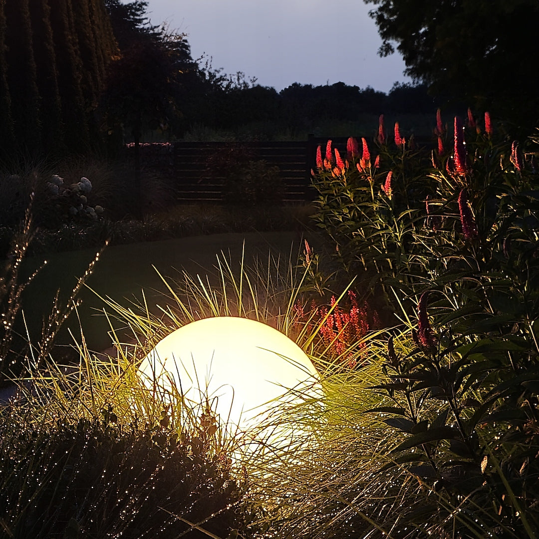 GARDEN LAMP 600 MM GARDEN BALL GLOBO 60 CM 1xE27 Color white