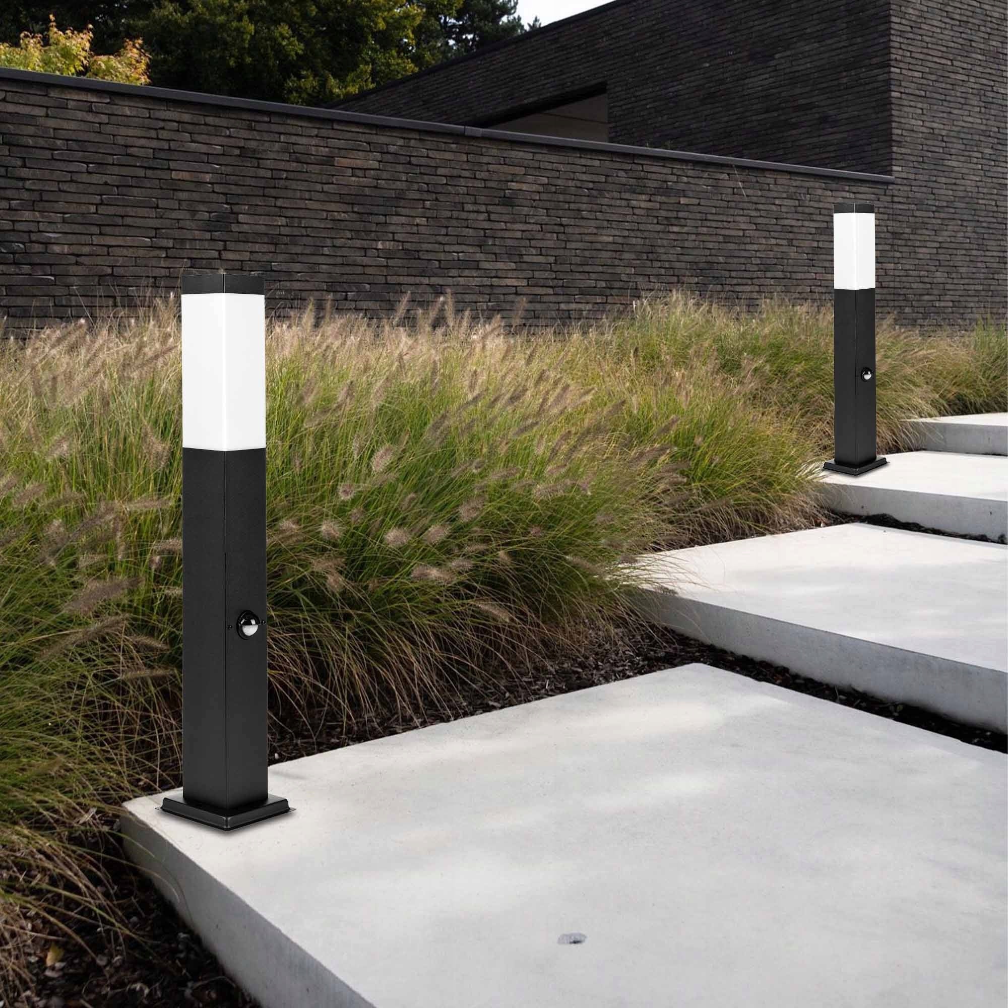 GARDEN LAMP, standing pole with motion sensor, 45 cm Power supply mains