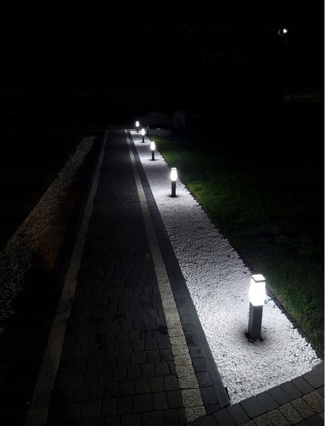 GARDEN LAMP, standing pole with motion sensor, 45 cm Product height 45 cm