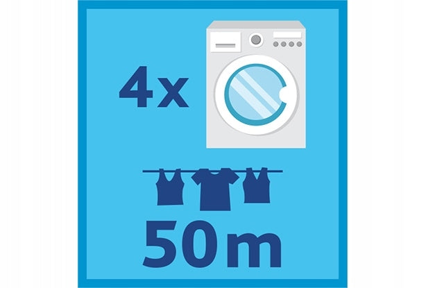 GARDEN LAUNDRY DRYER VILEDA STATIONARY 180CM WITH 50M XXL Weight 4.4 kg