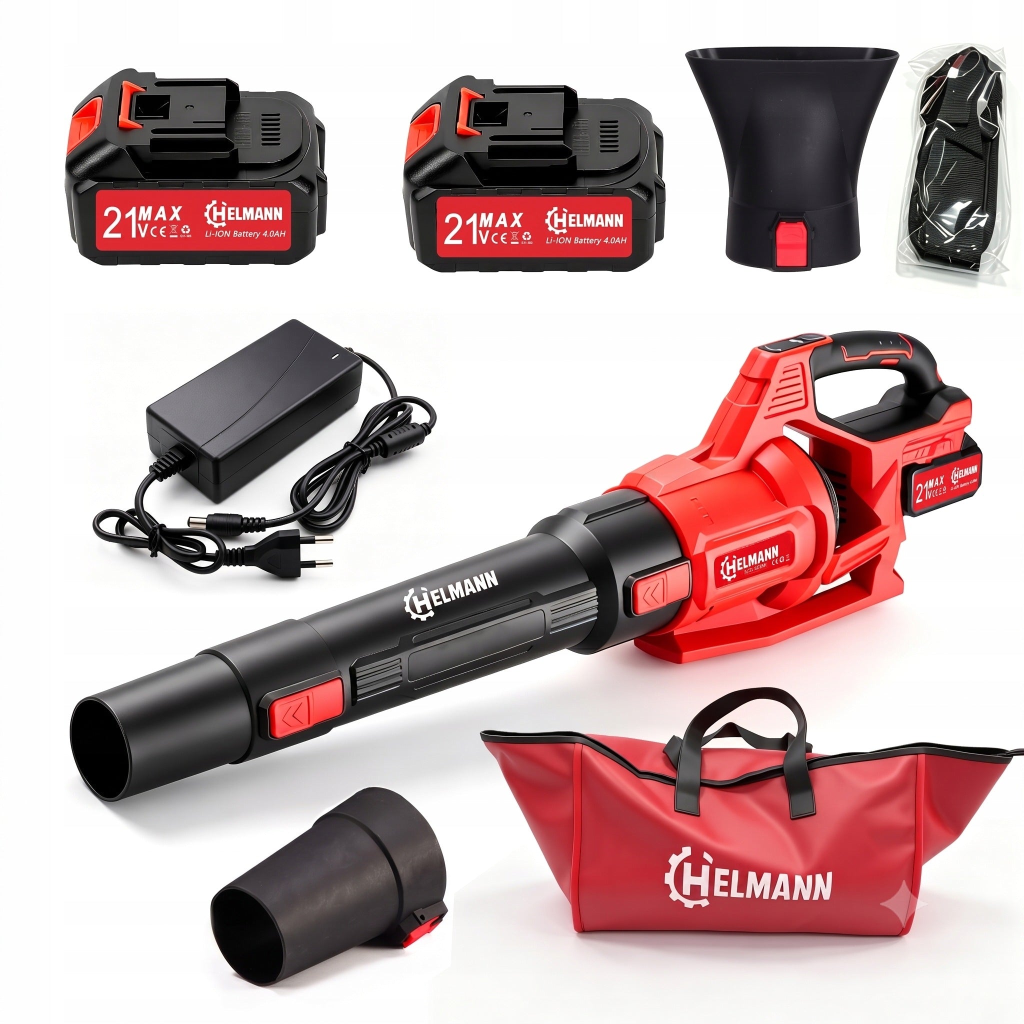 GARDEN LEAF CORDLESS BLOWER FOR GARDEN 2x AKU 4AH TURBO