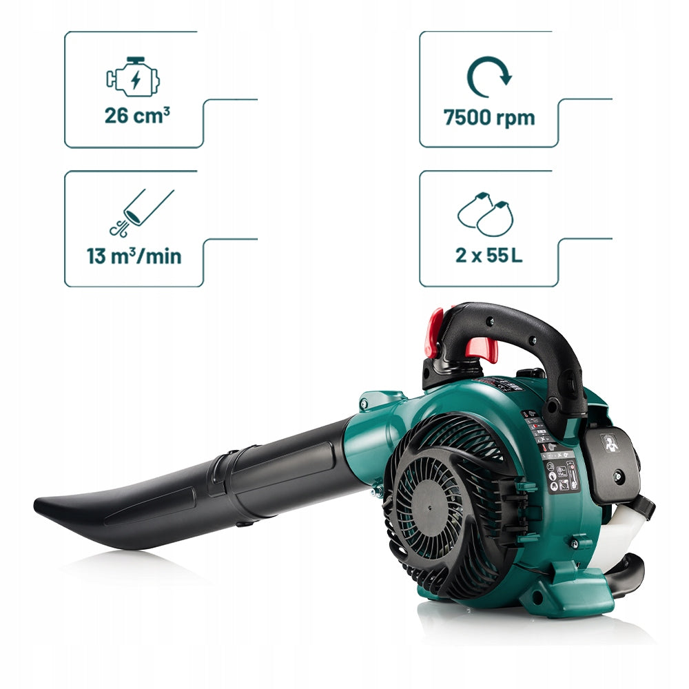 GARDEN LEAF DIESEL BLOWER STRONG 4in1 VACUUM CLEANER WITH SHREDDER Manufacturer code NAR/DMU/S/01
