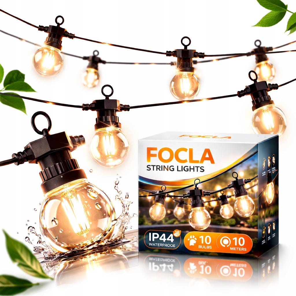 GARDEN LIGHTING GARLAND 10LED IP44 - FILAMENT