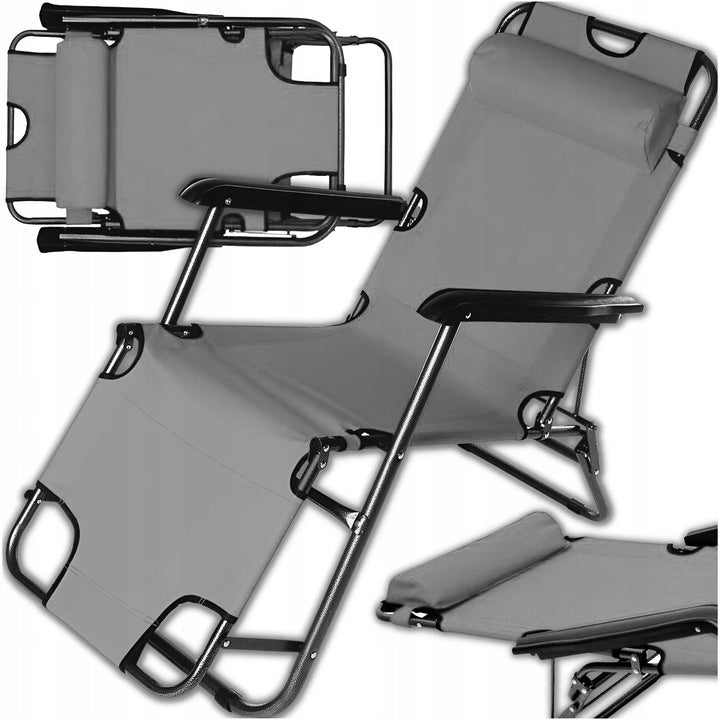 GARDEN LOUNGER BEACH FOLDING POOL CHAIR FOR OUTDOOR GARDEN Manufacturer code LEŻAK OGRODOWY FOTEL SKŁADANY PLAŻOWY