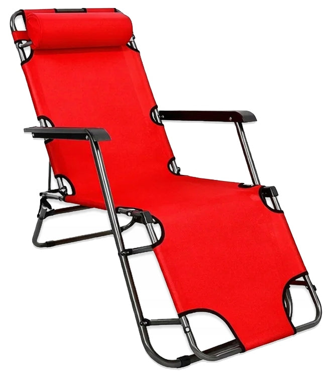 GARDEN LOUNGER FOLDING ZERO GRAVITY BEACH CHAIR TERRACE BALCONY /CZ Kind sunbed
