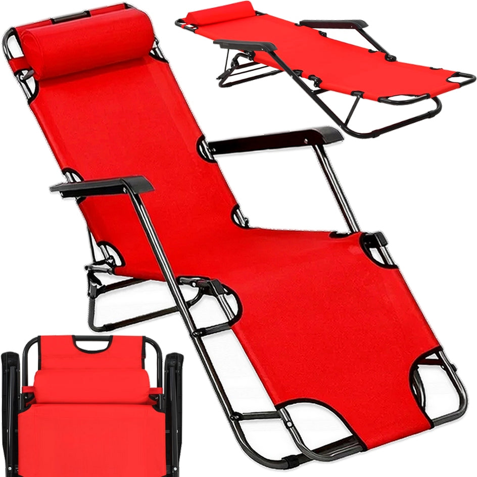 GARDEN LOUNGER FOLDING ZERO GRAVITY BEACH CHAIR TERRACE BALCONY /CZ