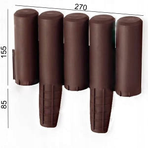 GARDEN PALISADE 2,8mb ==GRAPHITE== GOSSIP EDGING Manufacturer code brak