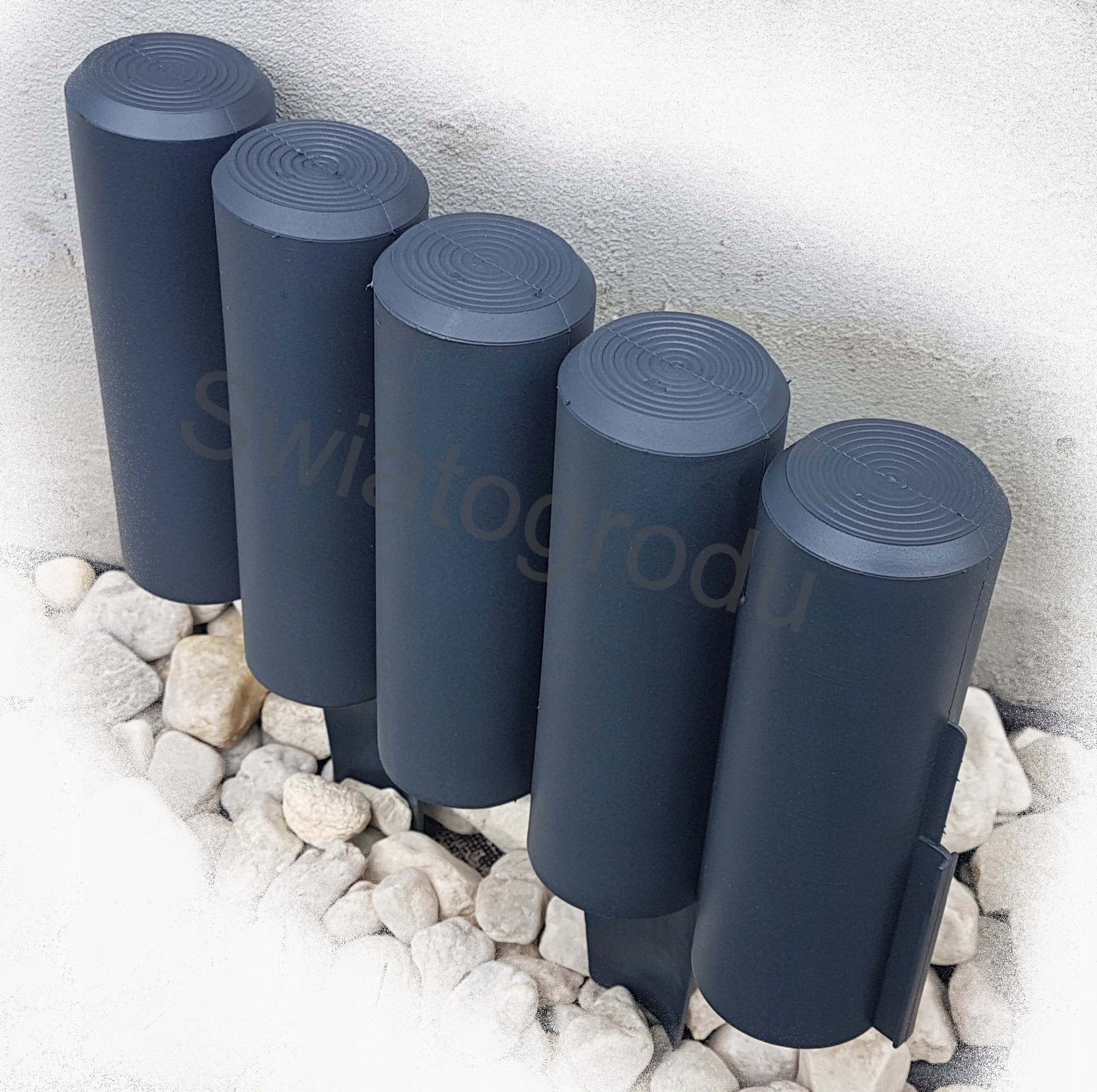 GARDEN PALISADE 2,8mb ==GRAPHITE== GOSSIP EDGING
