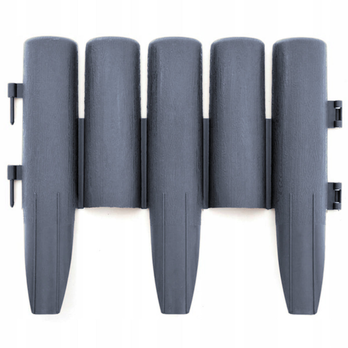 GARDEN PALISADE LAWN EDGING GARDEN PLASTIC GREY 280cm x 24cm Manufacturer KRUMAD