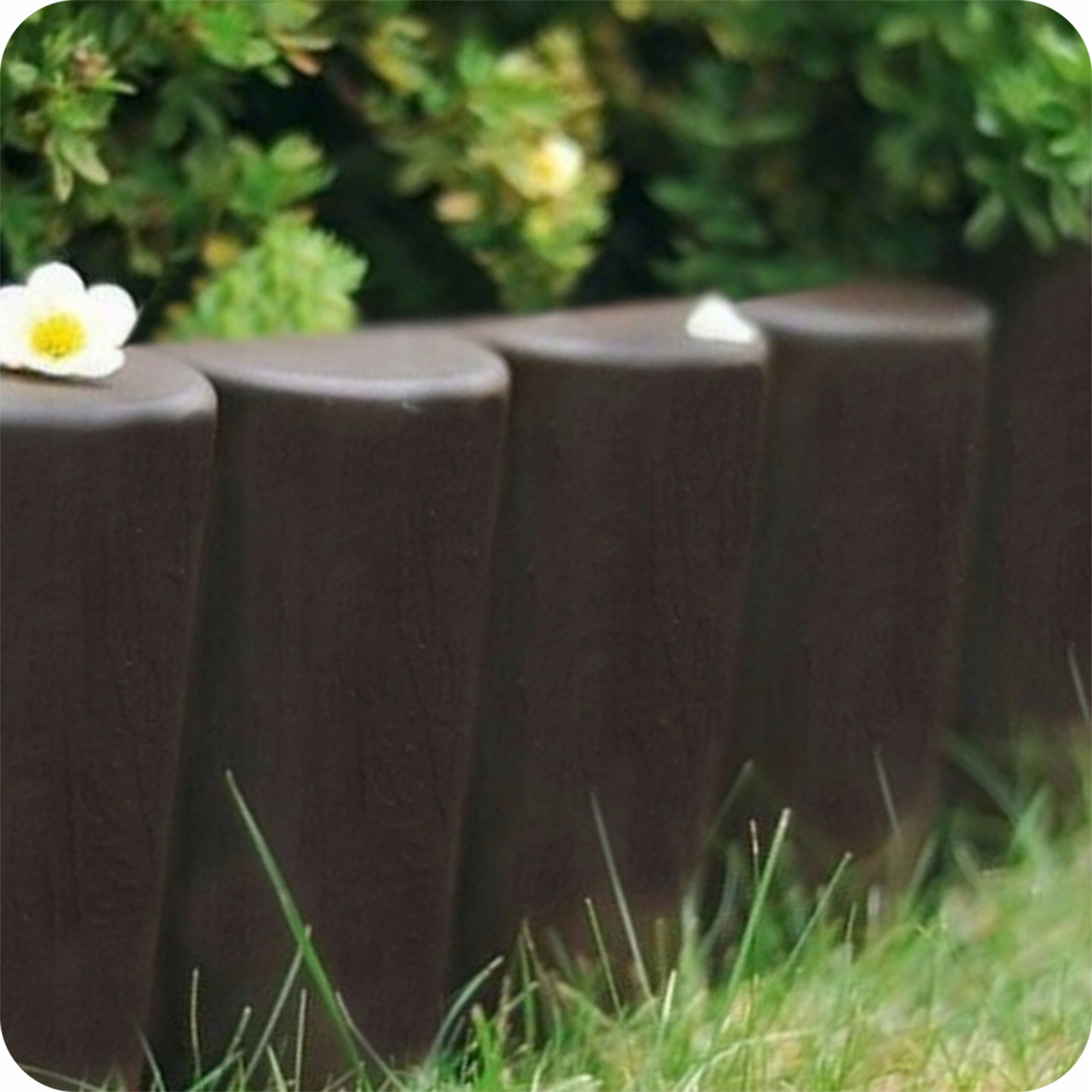 GARDEN PALISADE LAWN EDGING PLASTIC 280x24 CM BROWN Manufacturer code PALISADA OGRODOWA WYSOKA