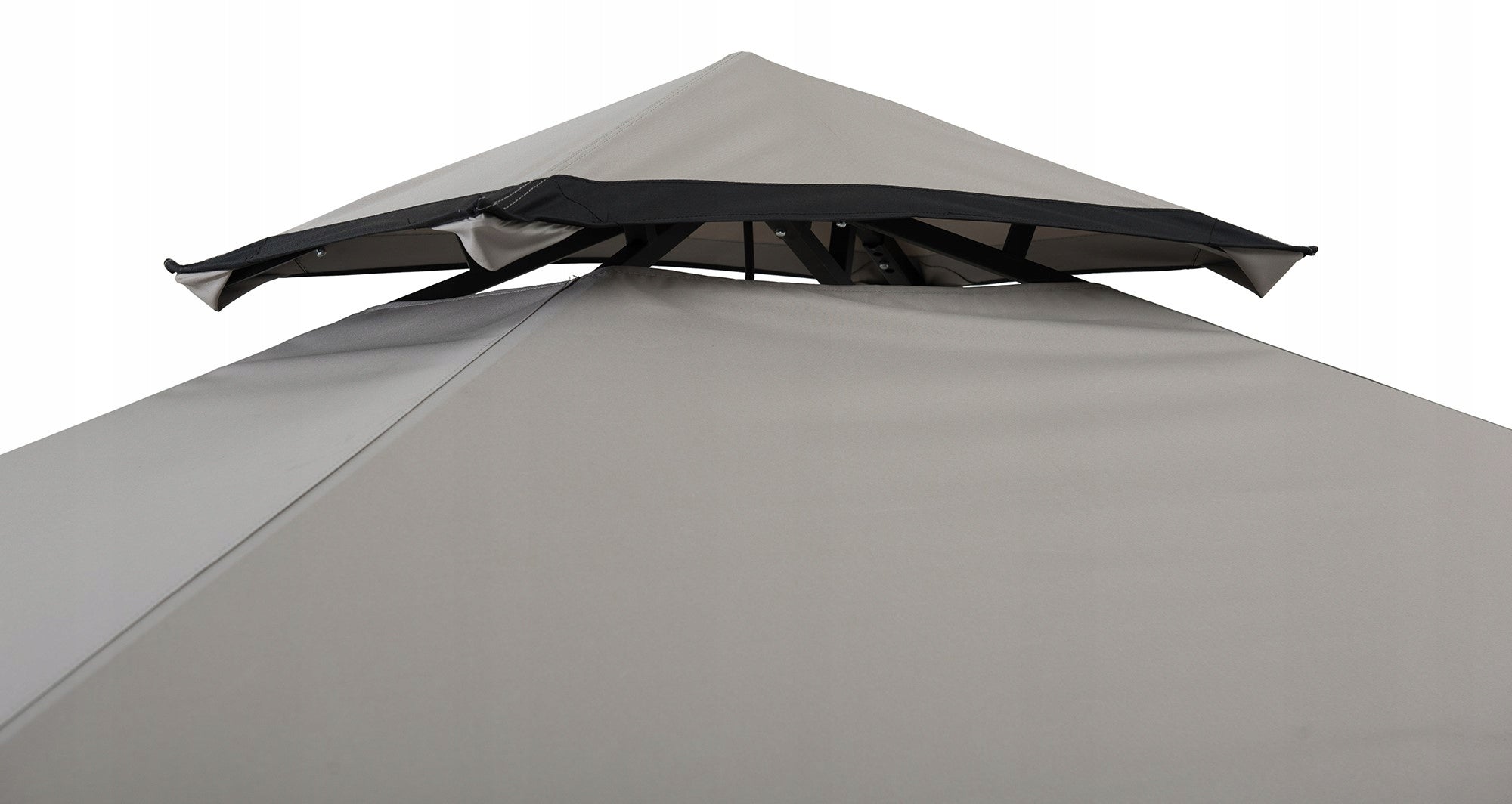GARDEN PAVILION 1,5x2,5m GARDEN GAZEBO GRILL GARDEN TENT GREY Width 1.52 m