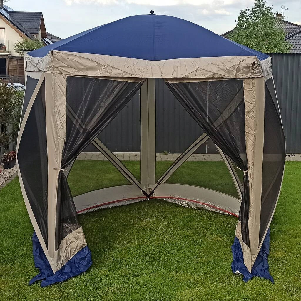 GARDEN PAVILION 2,6x2,6 M EXPRESS TENT BLUE POP UP MOSQUITO NETS Manufacturer code APL-TP5005-BLUE