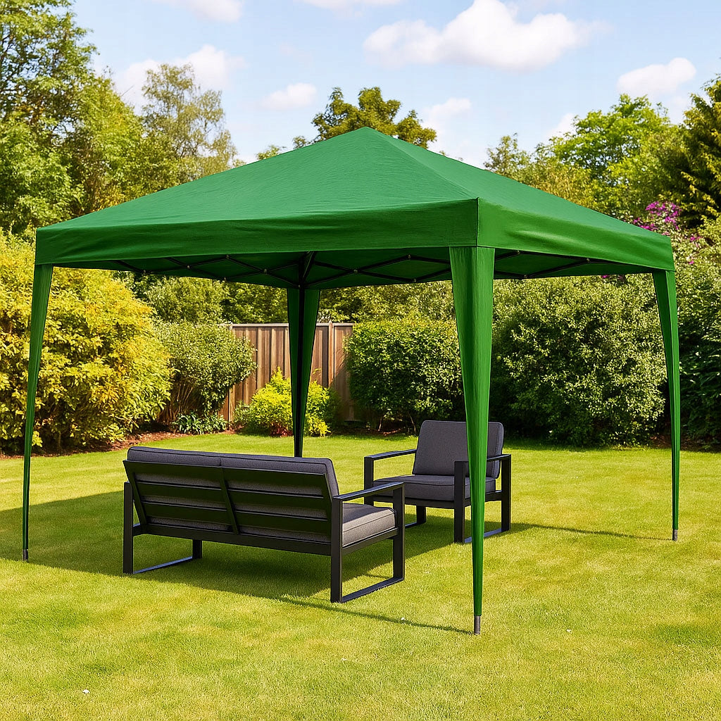 GARDEN PAVILION AUTOMATIC EVENT SELF-FOLDING TENT CANOPY 3X3 M Width 3 m
