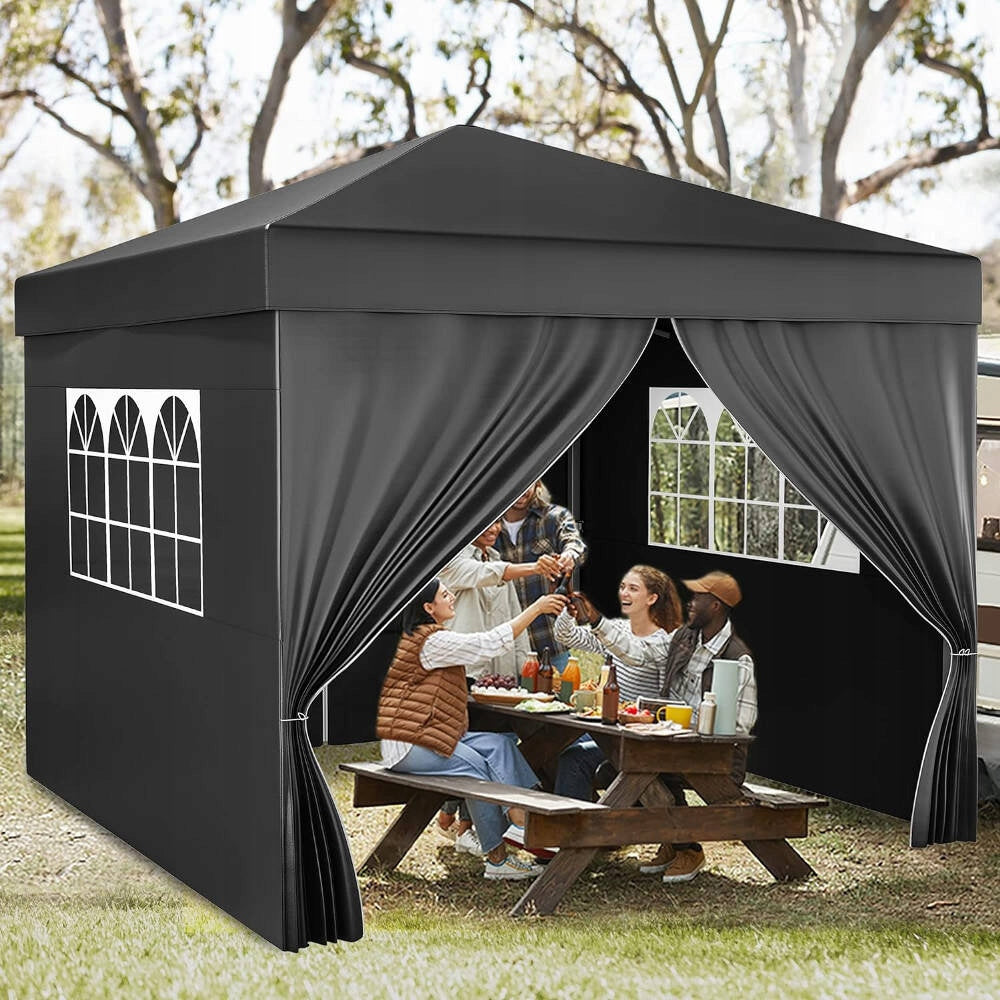 GARDEN PAVILION AUTOMATIC TRADING TENT 3x3 m EXPRESS 4 WALLS Number of side walls 4 walls