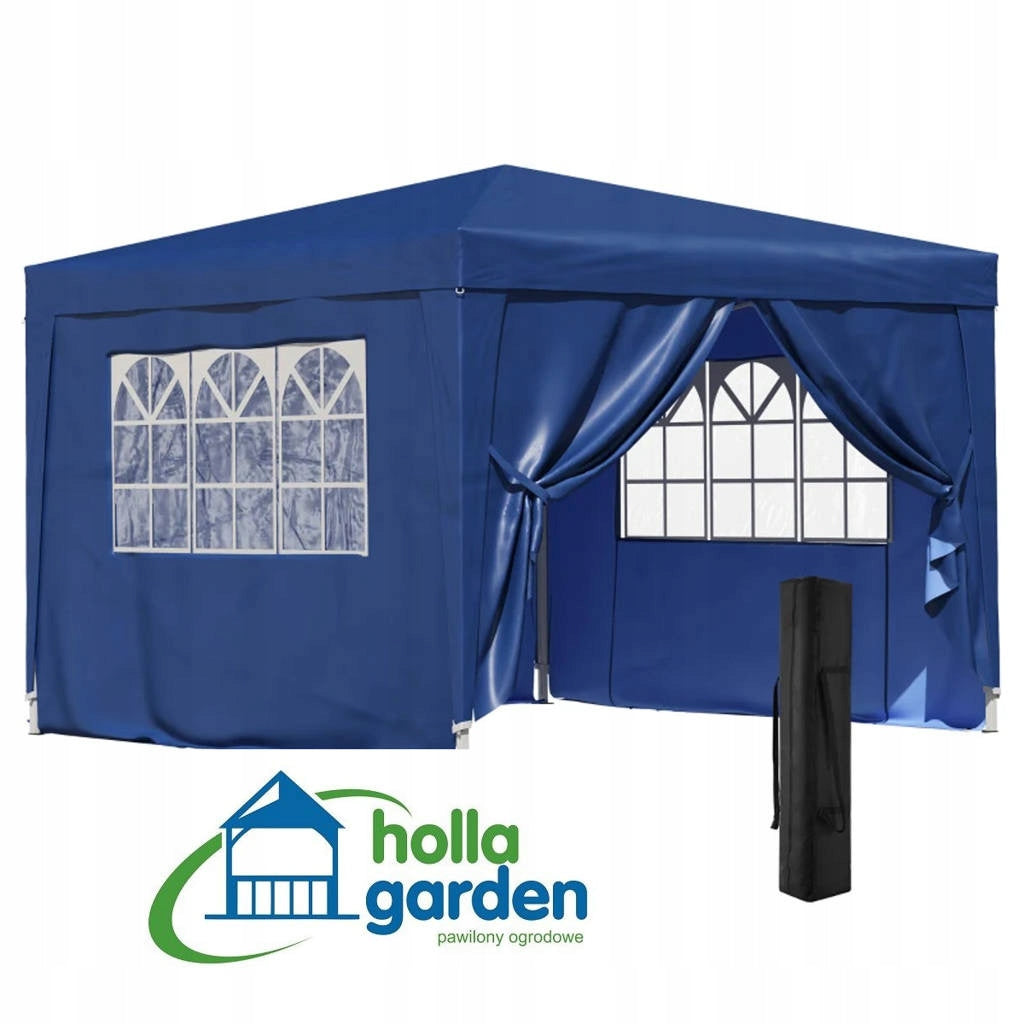 GARDEN PAVILION EXPRESS TRADING TENT 3x3 m AUTOMATIC 4 WALLS Packaging status original