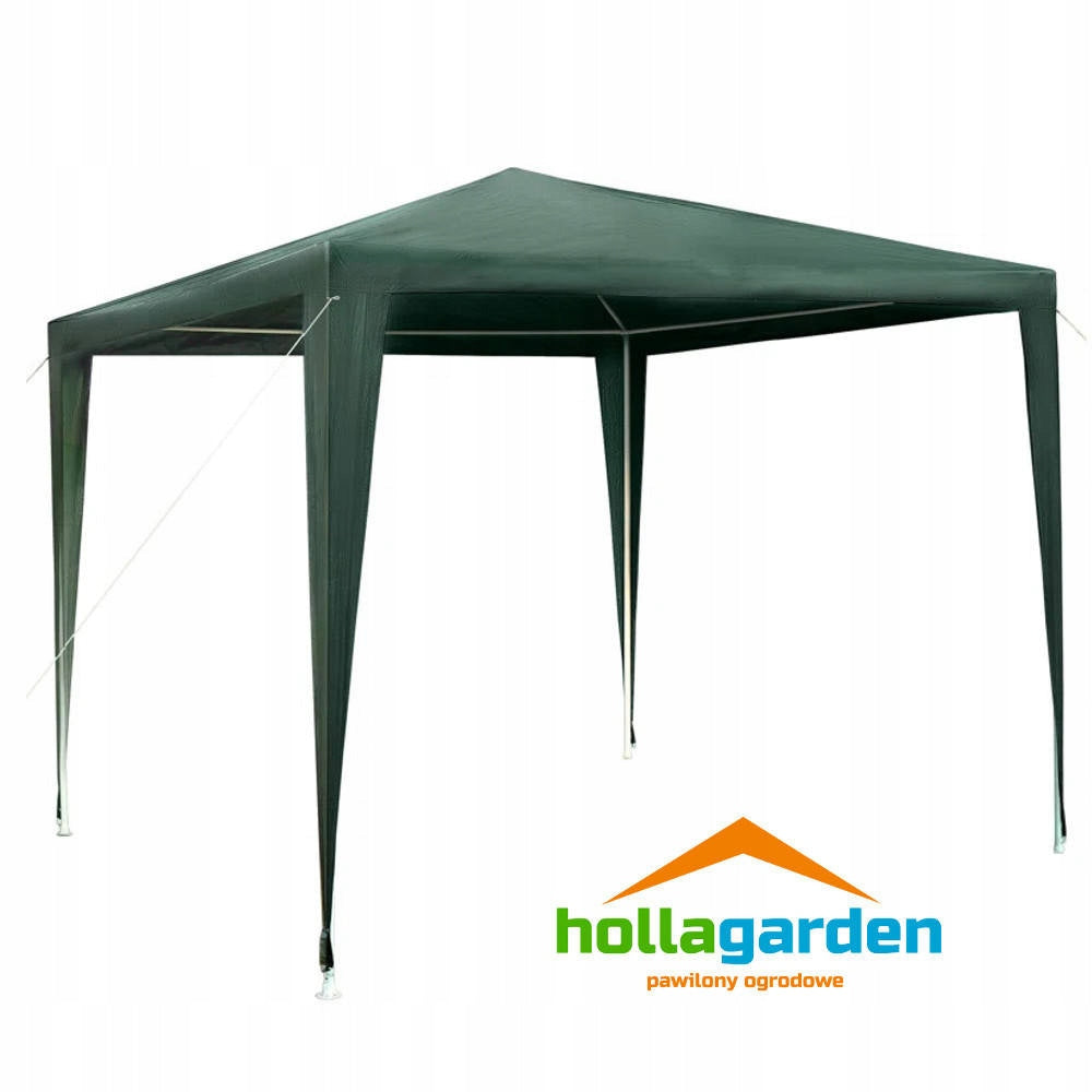 GARDEN PAVILION TRADE TENT 2,4x2,4 m GREEN WATERPROOF GAZEBO Packaging status original
