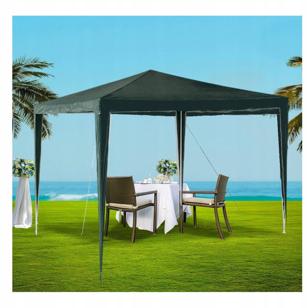 GARDEN PAVILION TRADE TENT 3x3 m GREEN Product weight with unit packaging 7.5 kg