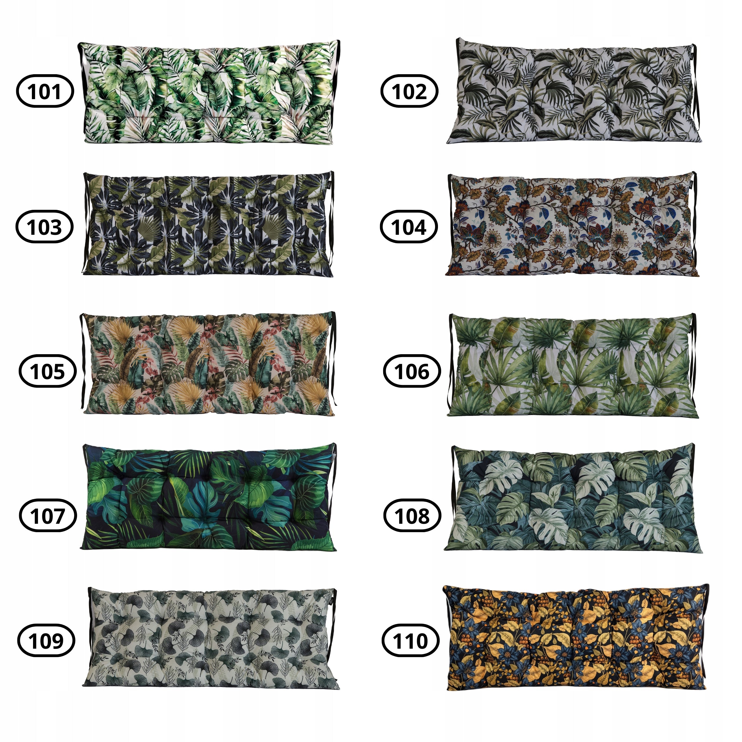 GARDEN PILLOW FOR BENCH SWING DIMENSION 120x45 Pillow width 120 cm