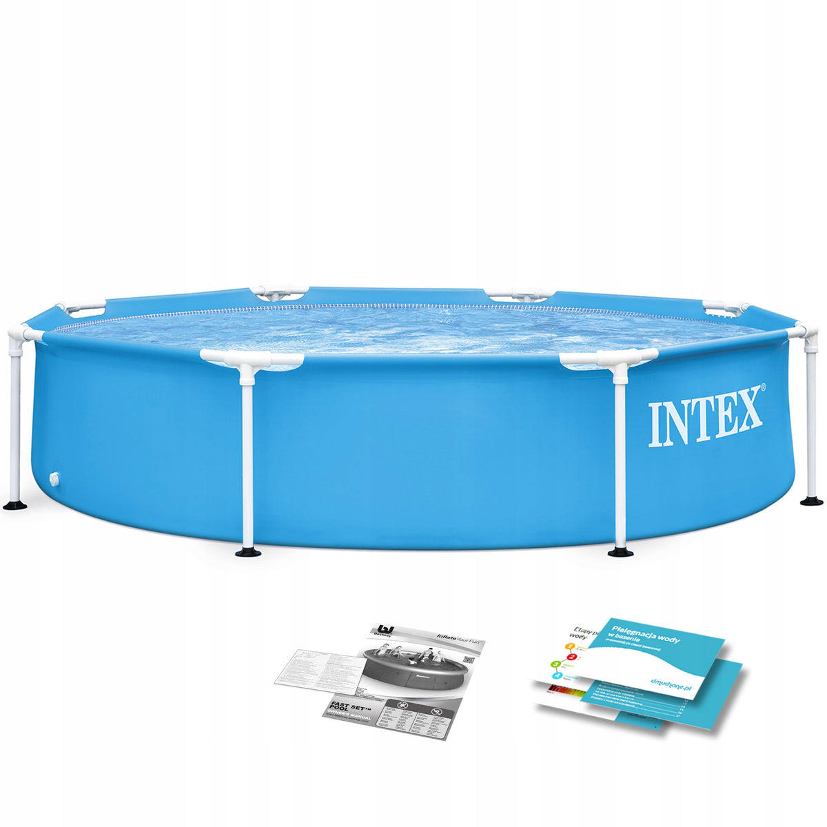 GARDEN POOL FRAME 244X51cm FOR CHILDREN ROUND INTEX 28205 SET 5in1