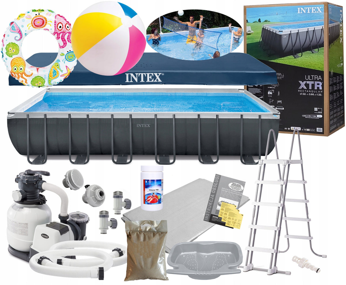 GARDEN POOL RACK 732x366x132cm ULTRA XTR PUMP COVER INTEX 26364