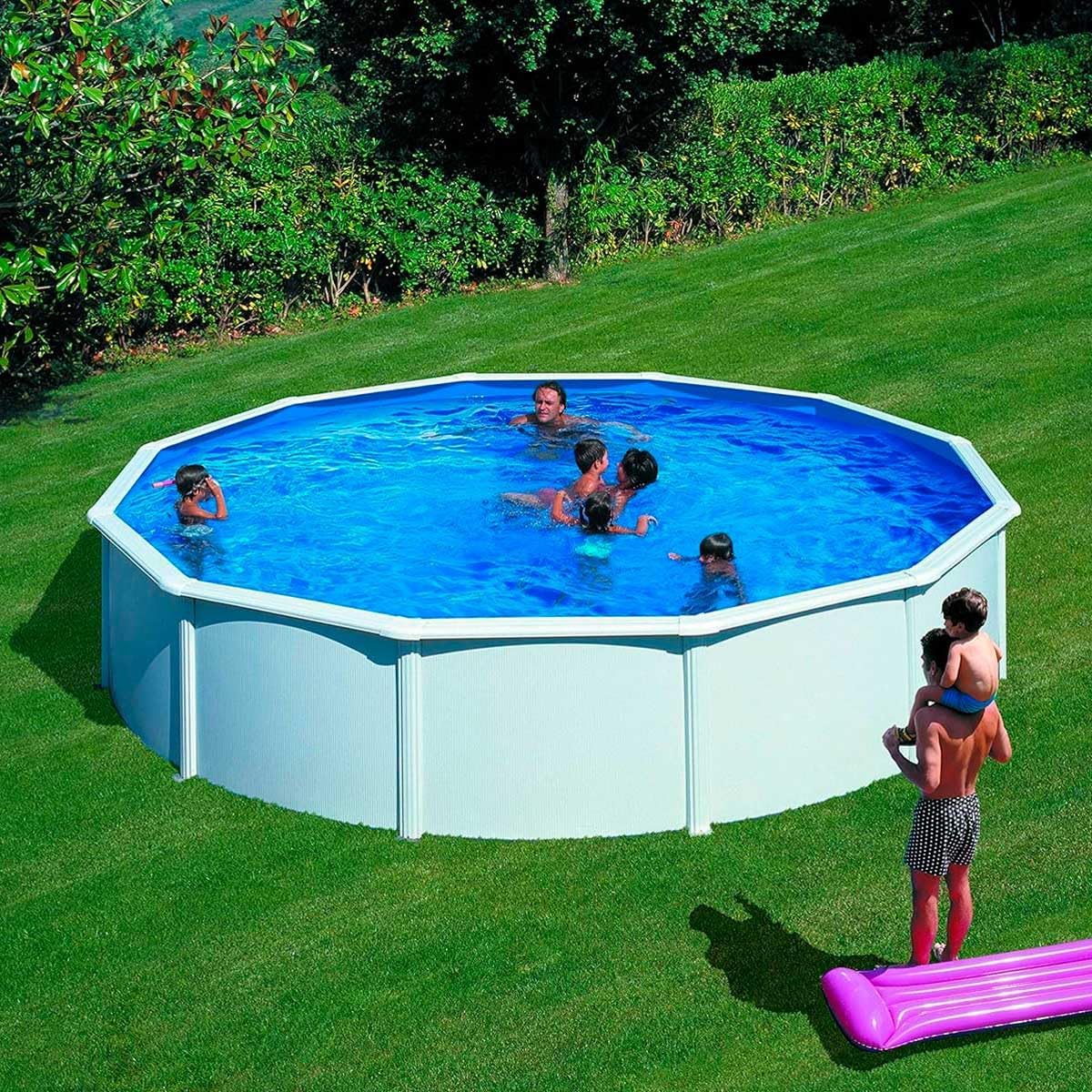 GARDEN POOL YEAR-ROUND POOLLUX STEEL CANADIAN 360x120 cm Manufacturer code BASEN STALOWY KANADYJSKI 360x120 cm