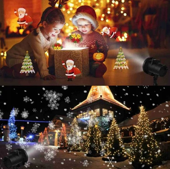 GARDEN PROJECTOR LASER CHRISTMAS HEADLIGHT FOR HOME 12 CARDS 48 DESIGNS Manufacturer code PK-4683
