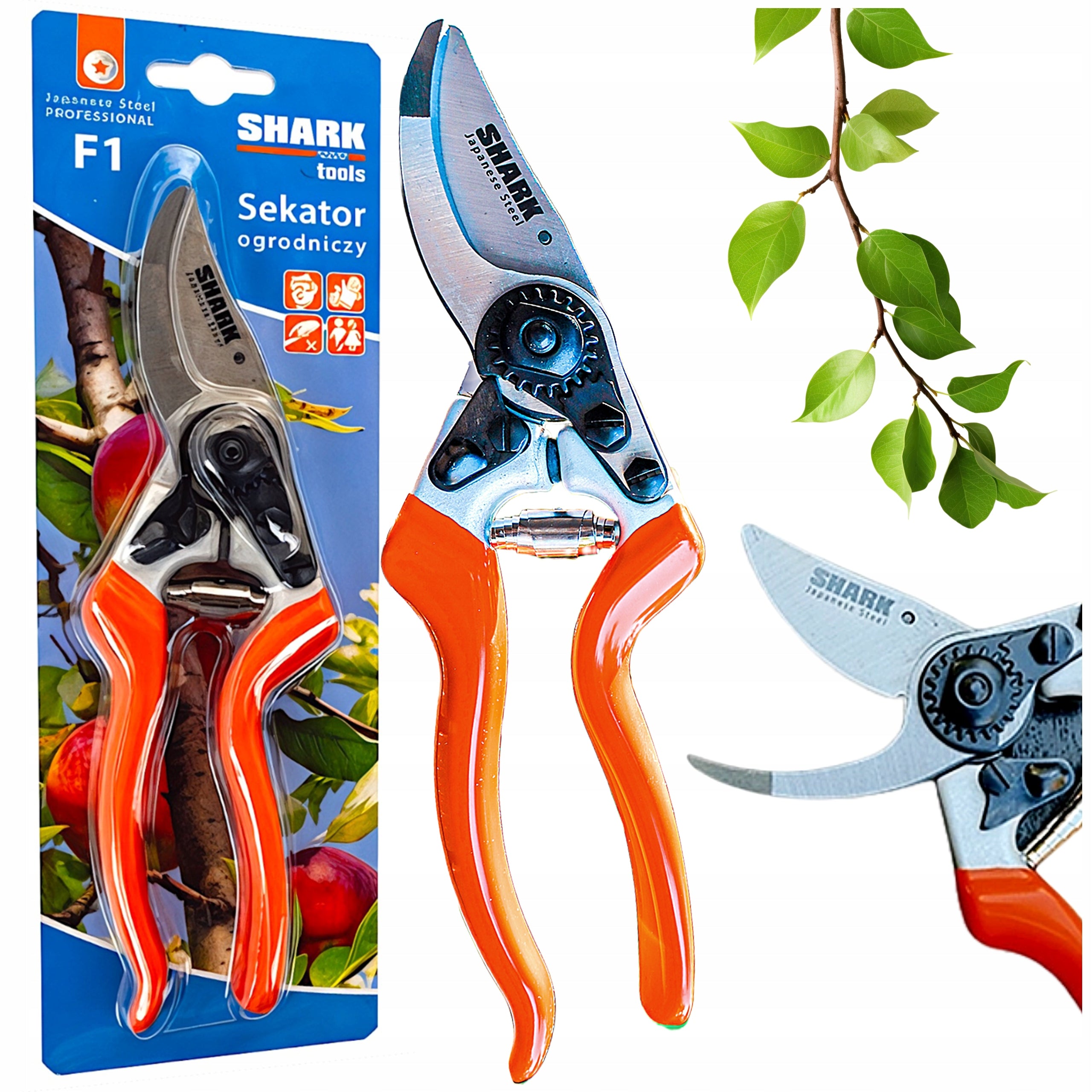 GARDEN PRUNER for Branch Handheld Professional Small Strong GARDENING SHARK