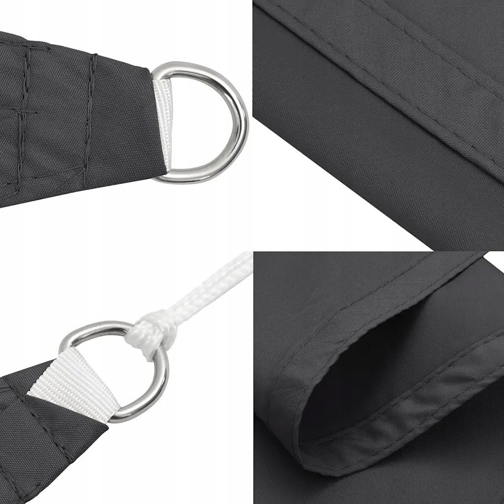 GARDEN SAIL Rectangular 2x4.5 m Anthracite Sun Protection for Terrace Packaging status original