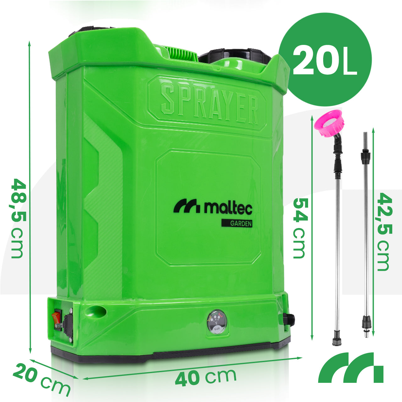 GARDEN SPRAYER ELECTRIC CORDLESS BACKPACK 20L SET Manufacturer code Opryskiwacz Akumulatorowy 20L 113886