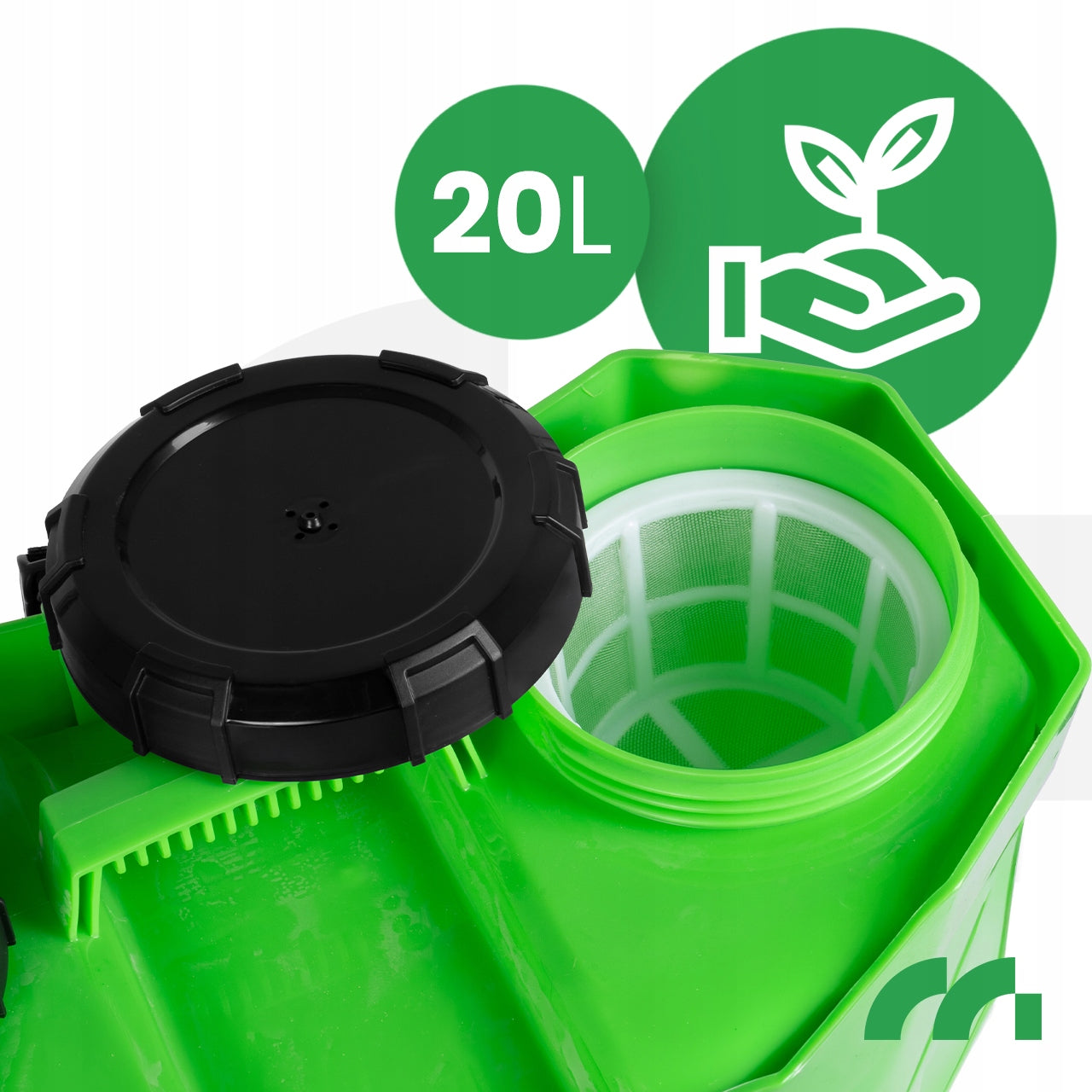 GARDEN SPRAYER ELECTRIC CORDLESS BACKPACK 20L SET Product weight with unit packaging 4.5 kg