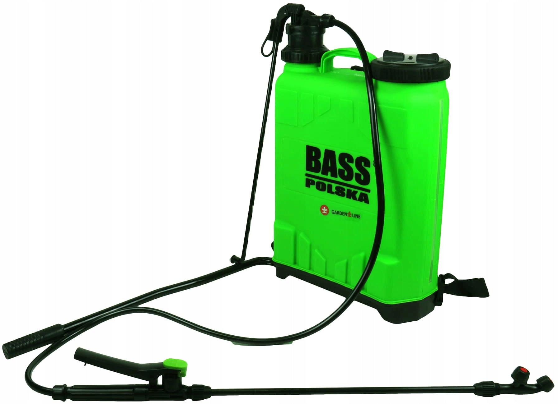 GARDEN SPRAYER PRESSURE BACKPACK MANUAL 12L SET +LANCA NOZZLES Brand Bass Polska
