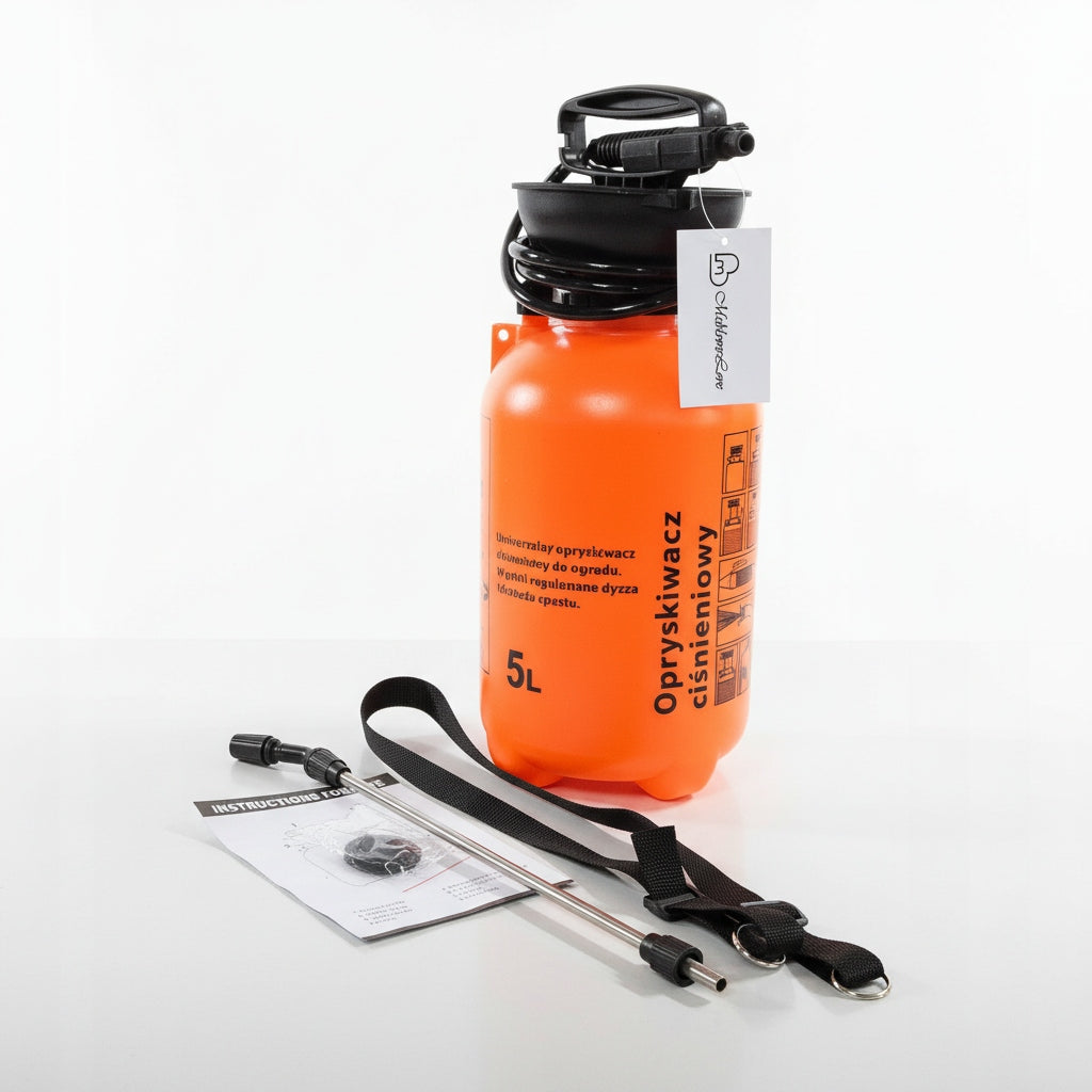GARDEN SPRAYER PRESSURE MANUAL 5L ADJUSTABLE NOZZLE - STEEL LANCE Packaging status original