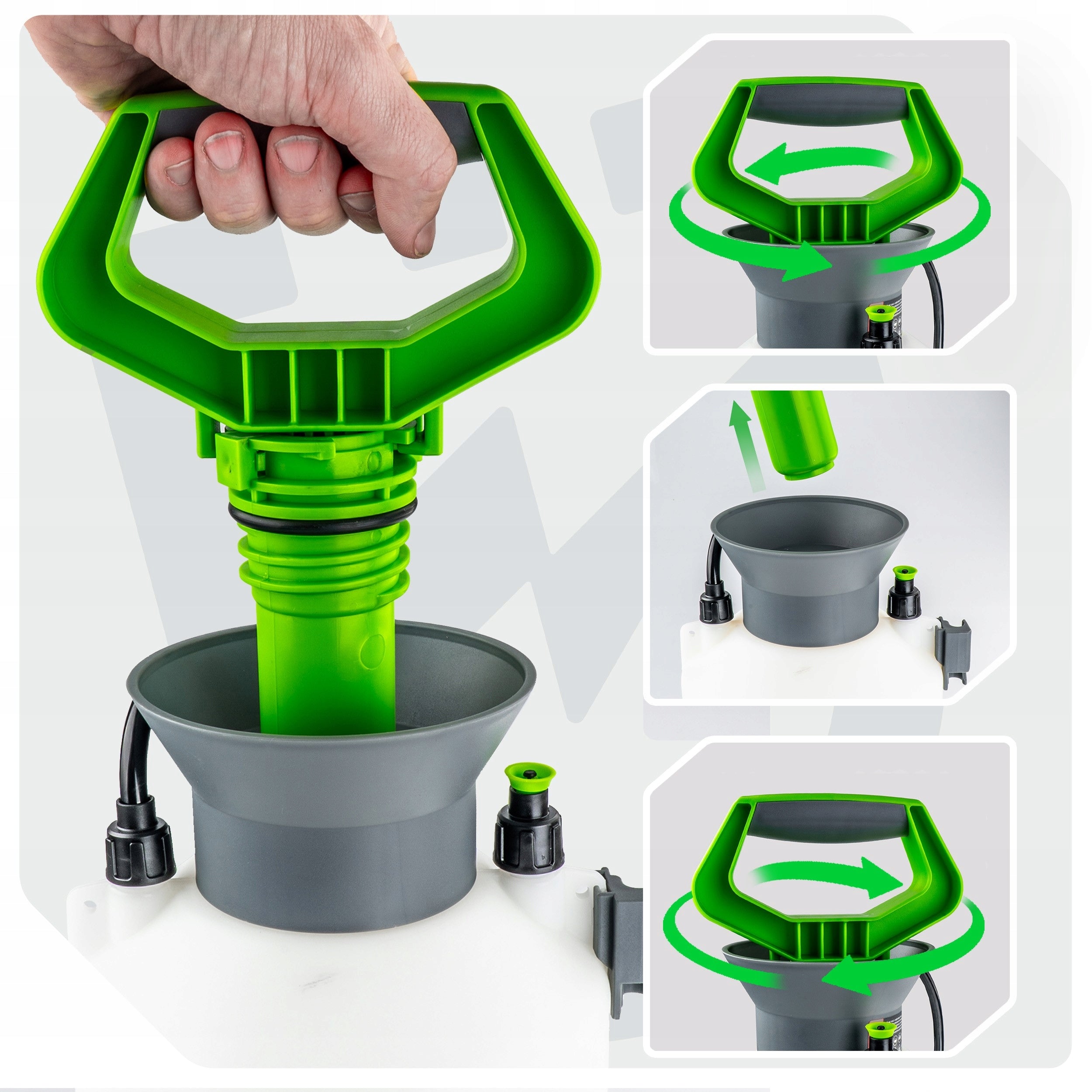 GARDEN SPRAYER PRESSURE MANUAL 8L FOR ARM REGULATION NOZZLE LANCE 98CM Packaging status original