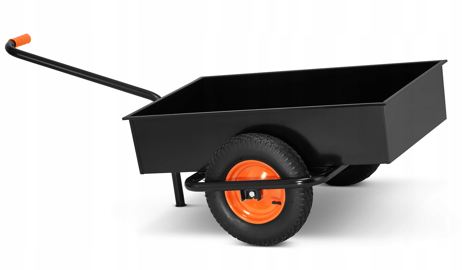 GARDEN STEEL TRANSPORT TROLLEY HIGHER WHEELBARROW 180 L / 390 kg Packaging status original
