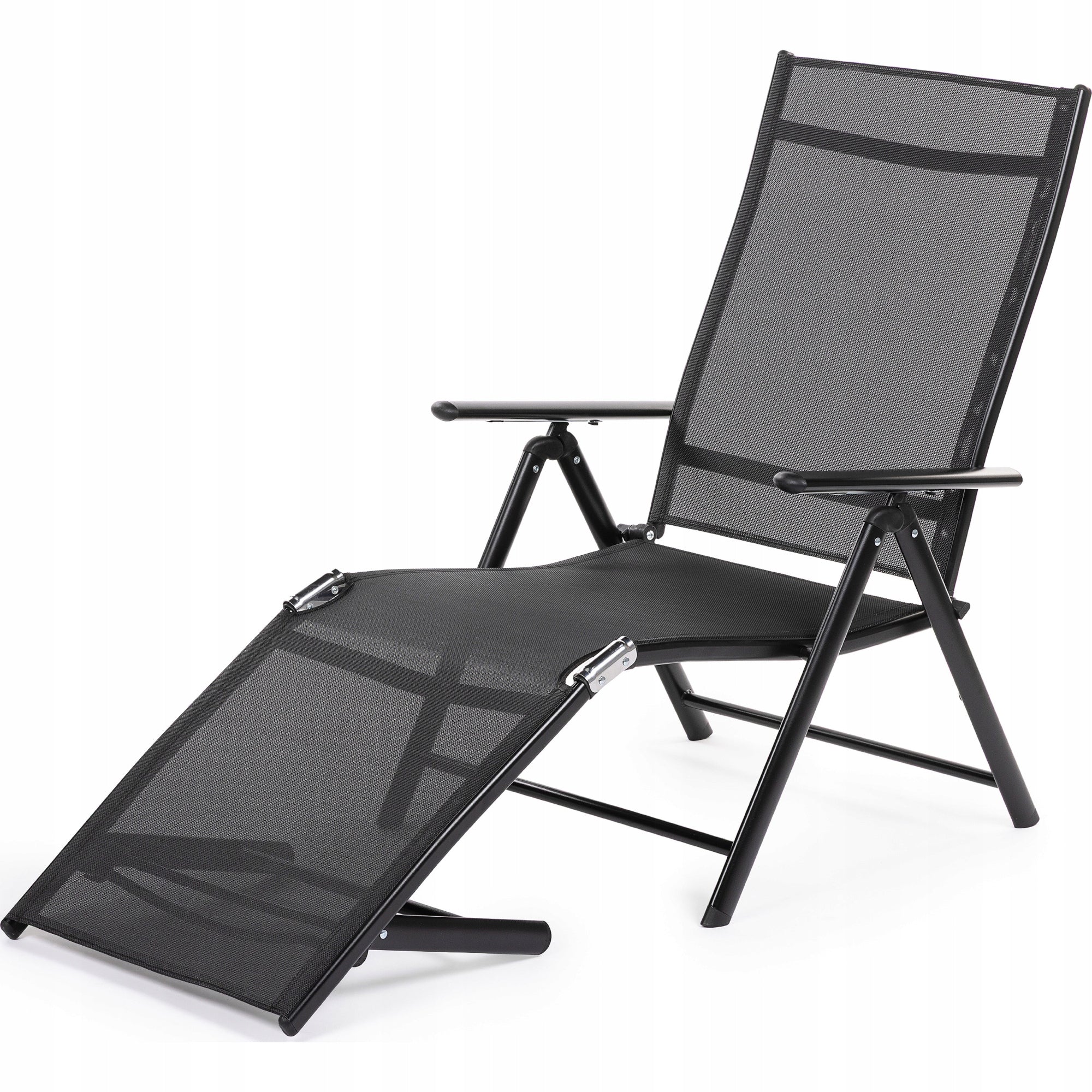 GARDEN SUN LOUNGER ADJUSTABLE STEEL 7 POSITIONS FIELDMANN FDZN 8015 Packaging status original