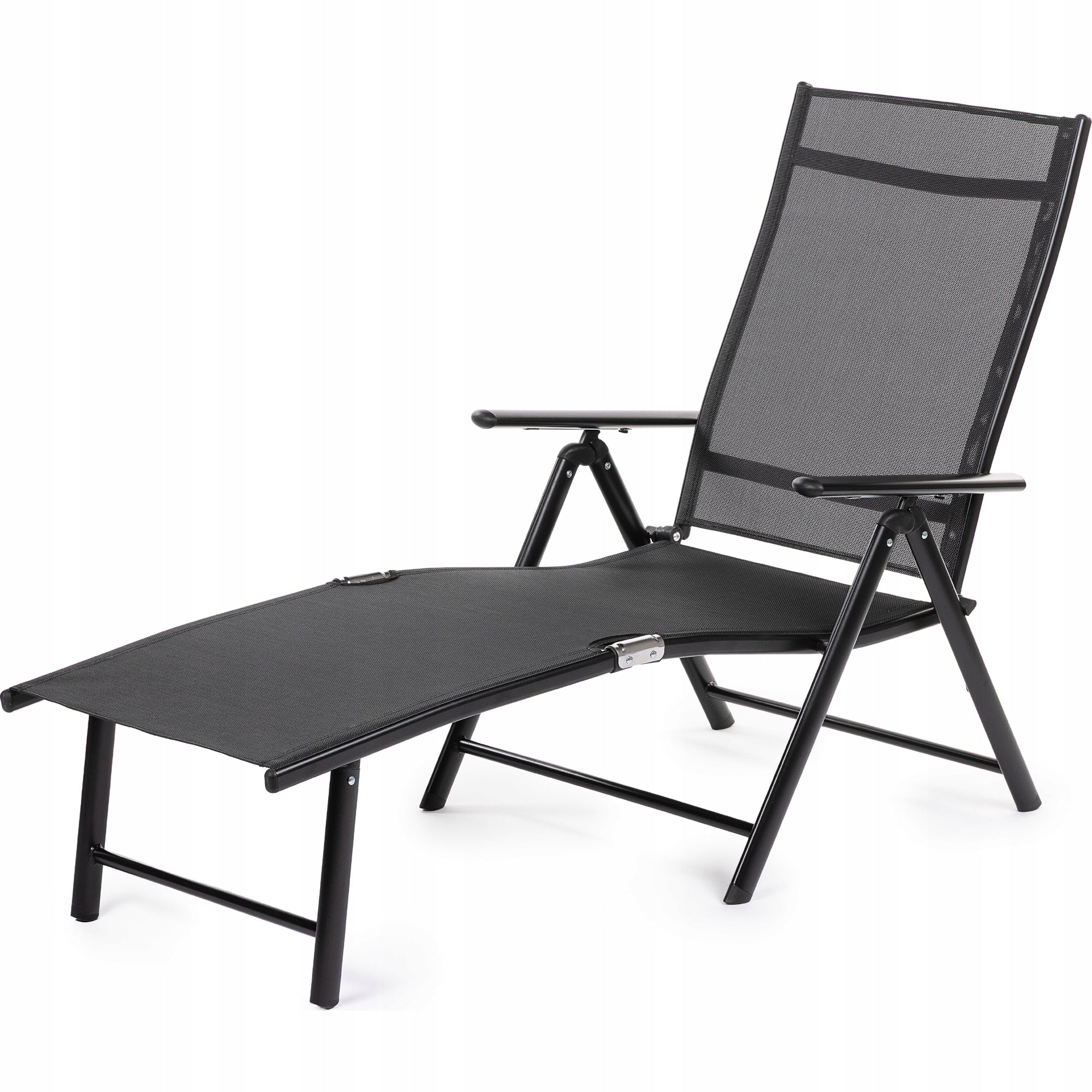 GARDEN SUN LOUNGER ADJUSTABLE STEEL 7 POSITIONS FIELDMANN FDZN 8015
