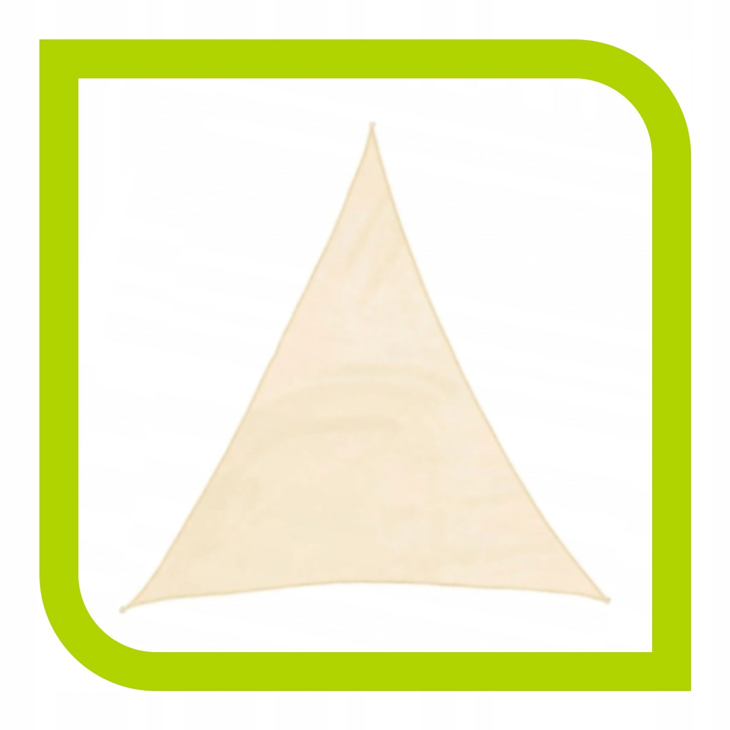 GARDEN SUN SAIL TRIANGULAR BEIGE COVER 360 x 360 cm Brand Mirpol