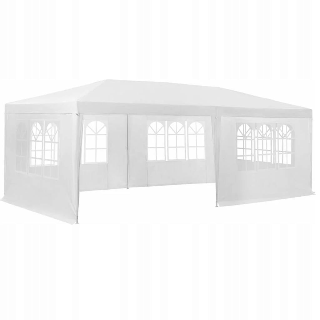 GARDEN TENT CATERING PARTY 3x6m COMMERCIAL PAVILION 6 WALLS 18m2 Packaging status original