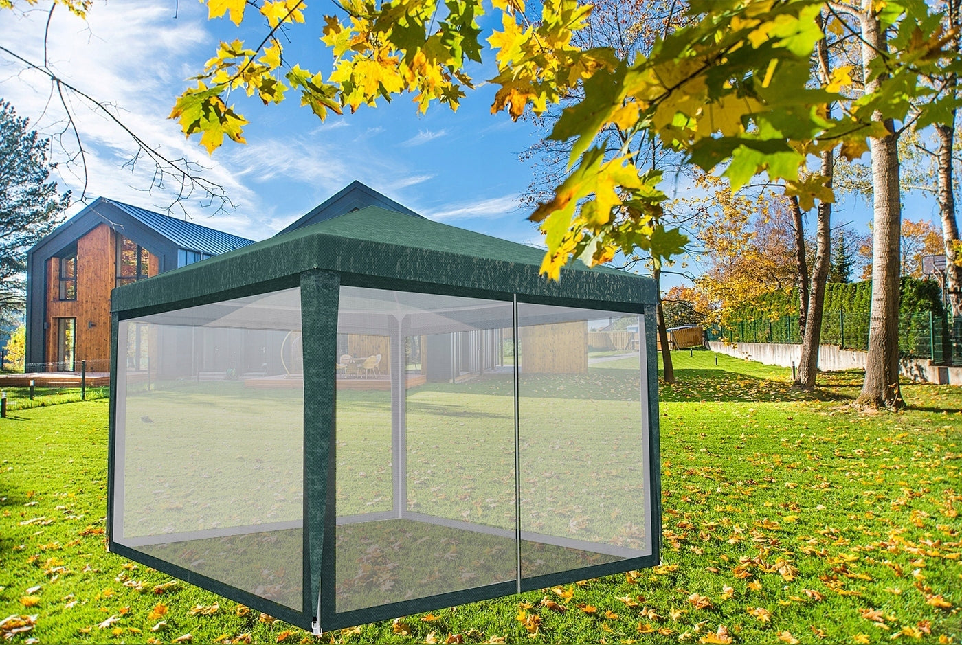 GARDEN TENT PAVILION 3X3 +MOSQUITO NET Length 3 m