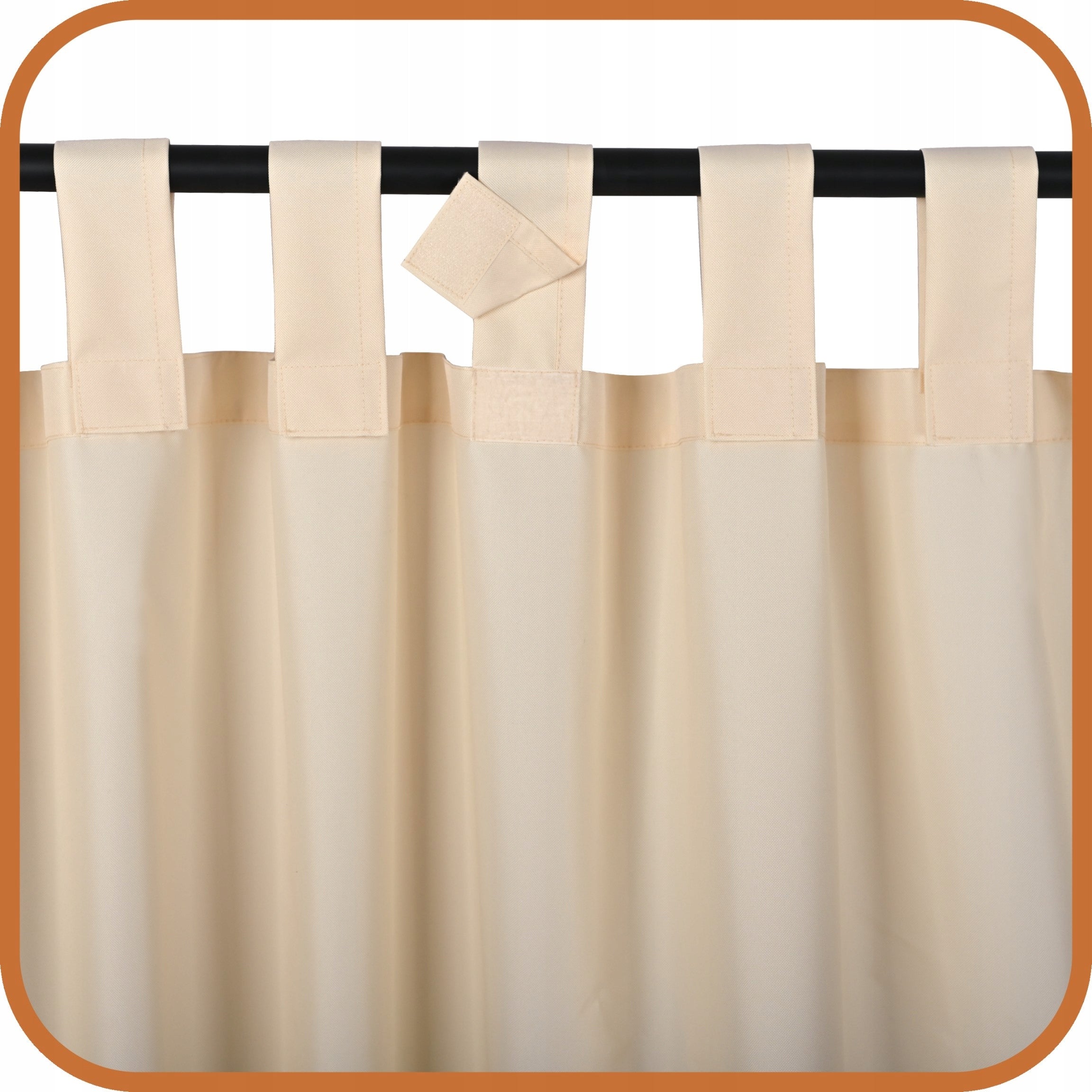 GARDEN TERRACE CURTAIN GARDEN TERRACE CURTAINS R 155x220 ecru Manufacturer code wodoodporne wodoodporna na balkon taras rzep