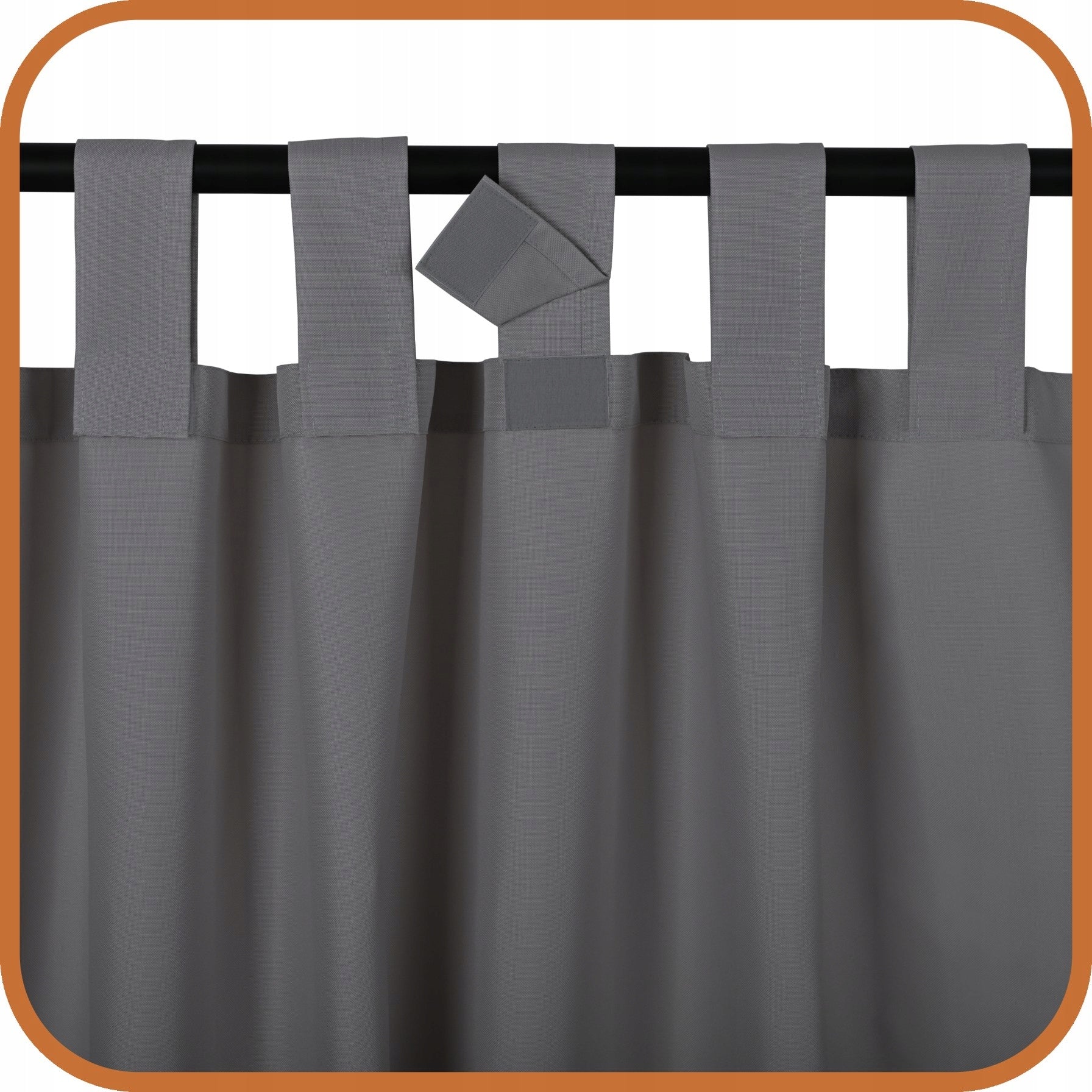 GARDEN TERRACE CURTAIN GARDEN TERRACE CURTAINS R 155x220 grey Manufacturer Tess