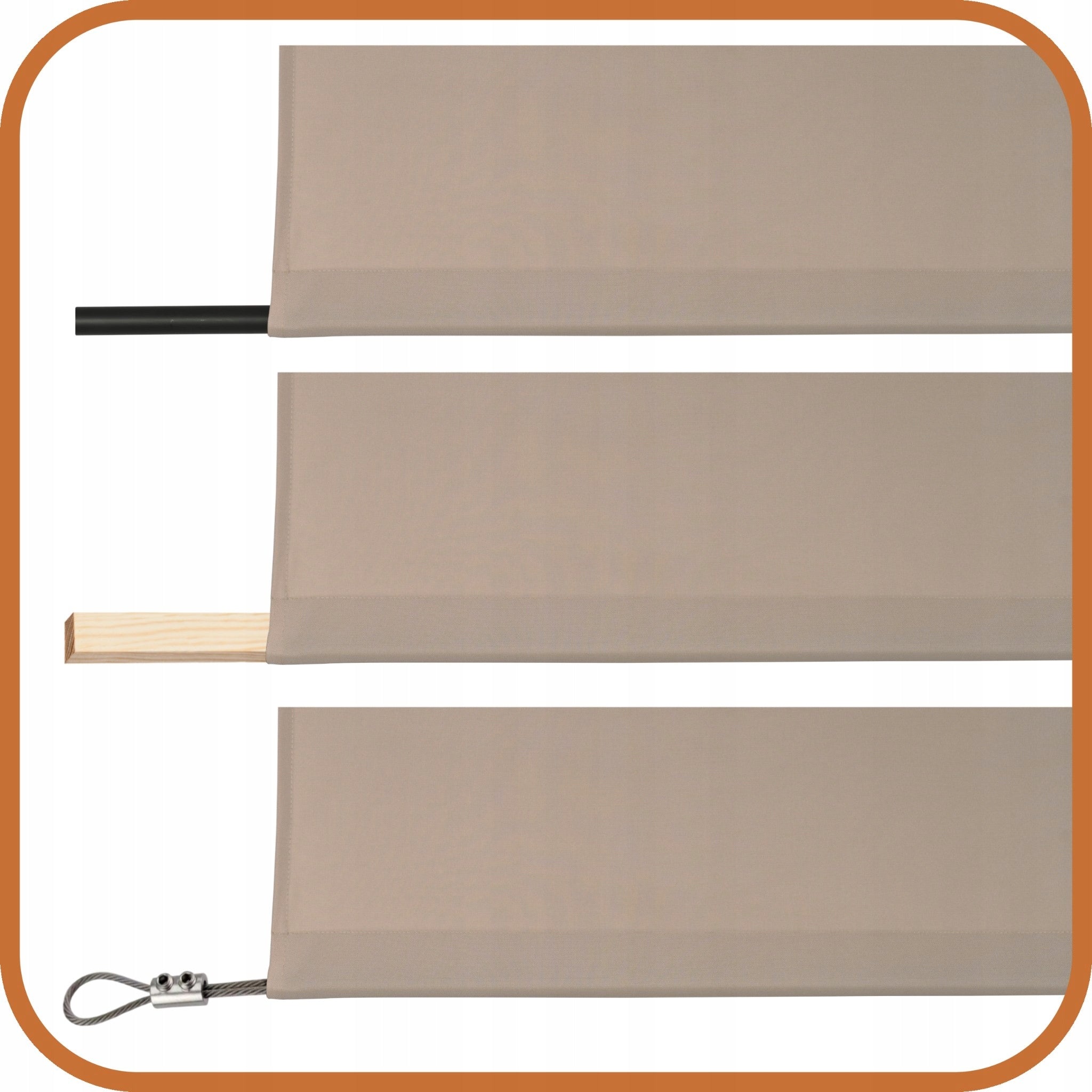 GARDEN TERRACE CURTAIN GARDEN TERRACE CURTAINS R 155x220 light beige Manufacturer Tess