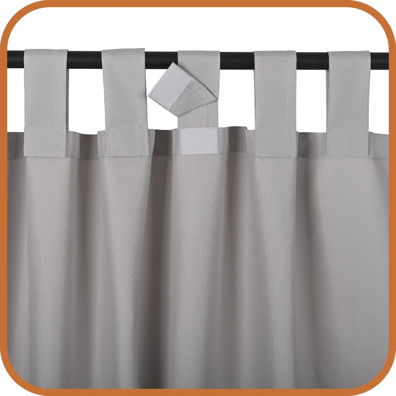 GARDEN TERRACE CURTAIN GARDEN TERRACE CURTAINS R 155x220 light grey Manufacturer code wodoodporne wodoodporna na balkon taras rzep